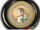 Miniature painted portrait Emperor Napoleon I, XIX