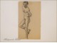 Naked Men Drawings Study Colarossi 20th