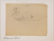 Naked Women Drawings Study Colarossi 20th