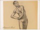 Naked Men Drawings Study Colarossi 20th