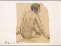 Naked Women Drawings Study Colarossi 20th