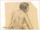 Naked Women Drawings Study Colarossi 20th