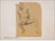 Naked Men Drawings Study Colarossi 20th