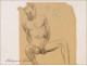 Naked Men Drawings Study Colarossi 20th