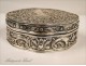 Sterling silver box 19th century English portrait