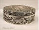 Sterling silver box 19th century English portrait