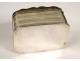 Silver box, decorated with pearls, Napoleon III nineteenth