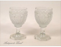 Crystal stemware from St. Louis or Baccarat, nineteenth