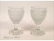 Crystal stemware from St. Louis or Baccarat, nineteenth