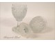 Crystal stemware from St. Louis or Baccarat, nineteenth