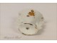 Flower Vase Porcelain Gilding NAPIII Paris 19th