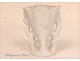 Flower Vase Porcelain Gilding NAPIII Paris 19th