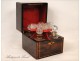 Decanter Charles X rosewood crystal glass nineteenth