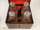 Decanter Charles X rosewood crystal glass nineteenth