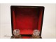 Decanter Charles X rosewood crystal glass nineteenth