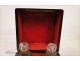 Decanter Charles X rosewood crystal glass nineteenth