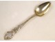 16 silver teaspoons, Napoleon III nineteenth