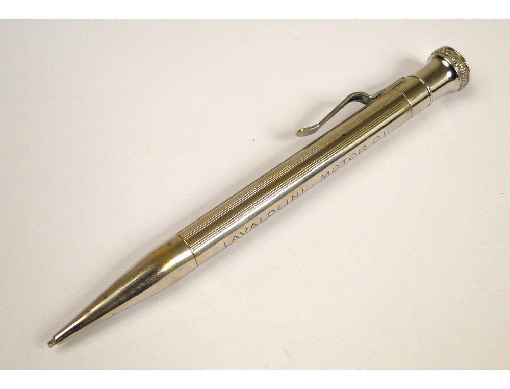 Stylo à Mine Publicitaire Géant Des Années 1930 - Occasion - Objet De Collection Vintage