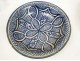Dish glazed earthenware, decorated with flowers and foliage, Morocco, Maghreb, twentieth