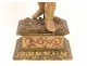 Sculpture, carved wooden polychrome Child Jesus, Italy, 18th
