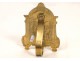 Kiss of peace osculatoire, gilt bronze, Christ on the Cross, nineteenth