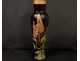Pete glass vase, Legras Montjoye flowers, 49 cm Art Nouveau, nineteenth