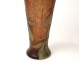 Pete glass vase, Legras Montjoye flowers, 49 cm Art Nouveau, nineteenth