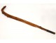 Boxwood carved cane, dog head, cops and snakes, Pop Art XIX