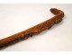 Boxwood carved cane, dog head, cops and snakes, Pop Art XIX