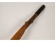 Boxwood carved cane, dog head, cops and snakes, Pop Art XIX