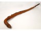 Boxwood carved cane, dog head, cops and snakes, Pop Art XIX
