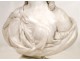 Big bust sculpture woman Madame du Barry, Carrara marble, Augustin Pajou, 18th