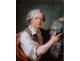 Big bust sculpture woman Madame du Barry, Carrara marble, Augustin Pajou, 18th