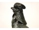 Bronze sculpture with green patina cock pheasant pheasant nineteenth century