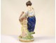 German porcelain statuette on French woman sheaf nineteenth