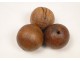 Set of 6 wooden balls and bowling Bowling nineteenth century Folk Art