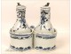 Vinegar cruet door Rouen earthenware XVIII