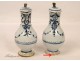 Vinegar cruet door Rouen earthenware XVIII