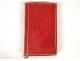 Book Missal Day Christian church mass red Moroccan leather nineteenth