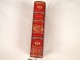 Book Missal Day Christian church mass red Moroccan leather nineteenth