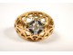 Ring in 18K solid gold diamond jewelery Gold Ring twentieth century