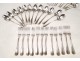 Housewife 38 pieces forks ladle spoon stew Christofle France twentieth