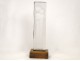 Crystal sculpture Madonna and Child signed Lalique religious subject twentieth