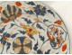 China Imari porcelain plate decorated gilt rosette flowers eighteenth Chinese