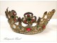 Crown or Tiara Virgin golden brass nineteenth