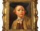 HST portrait child boy hat aristocrat frame stucco golden nineteenth