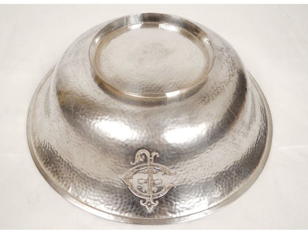 Superbe Saladier Ancien En Métal Argenté Signé Cardeilhac / H. Ruolz - Fin XIXe - Bol Décoratif Cuisine