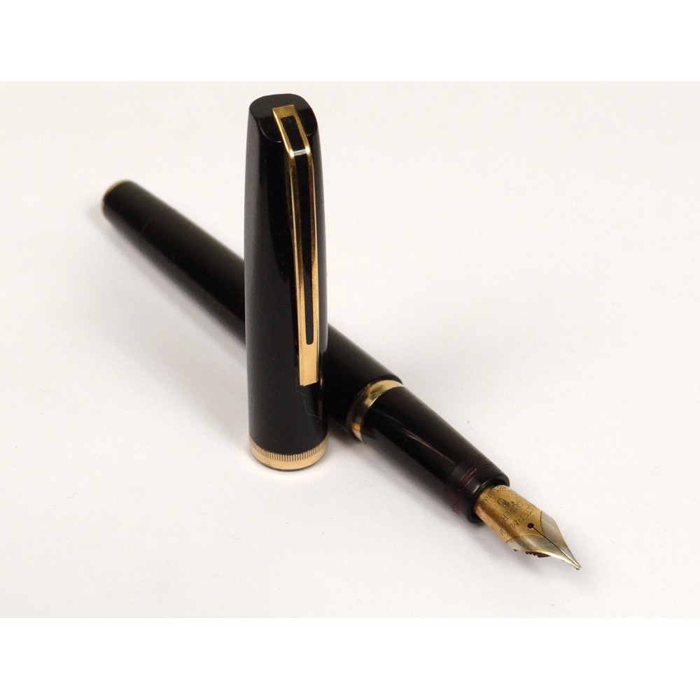 Stylo Plume Waterman Reflex Première Génération - Rouge Et Chrome - Neuf De Stock Avec Recharge