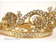 Crown or Tiara Virgin Statue Brass Golden nineteenth