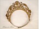 Crown or Tiara Virgin Statue Brass Golden nineteenth